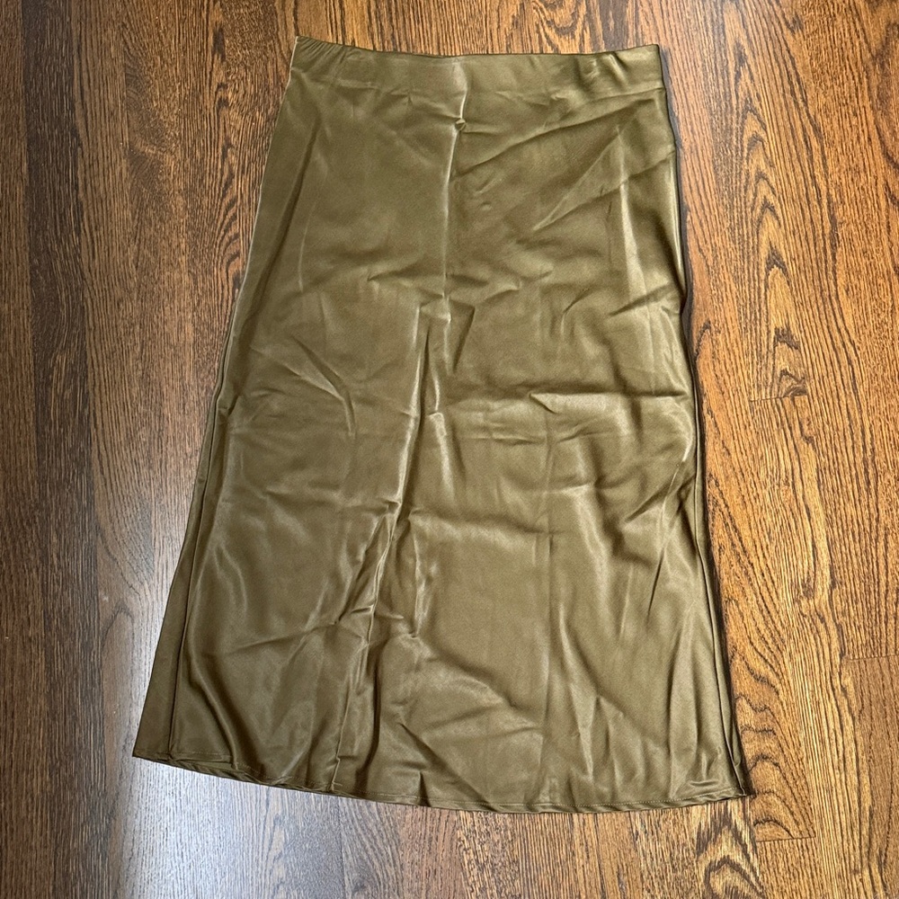Sanctuary Khaki Midi Skirt